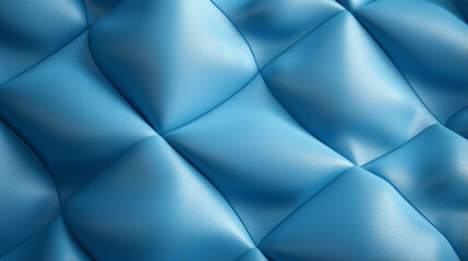 A thick, quilted texture with touches of blue