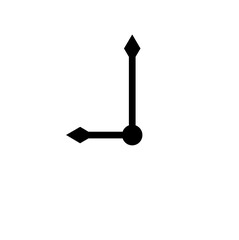 Timeline and clock icon