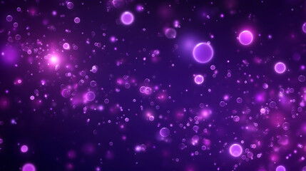 Obraz na płótnie Canvas Abstract background of flying purple particles. Neural network generated image. Not based on any actual pattern or scene.