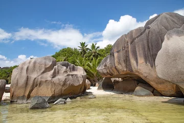 Cercles muraux Anse Source D'Agent, île de La Digue, Seychelles Anse Source D'Argent