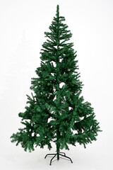 christmas tree isolated on white