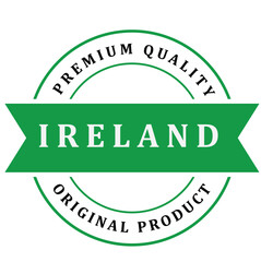 Irelnd. The sign premium quality. Original product. Framed with the flag of the country