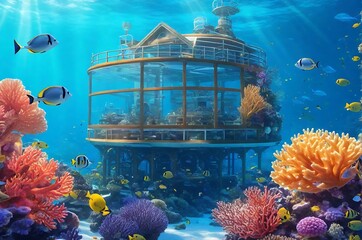 Experience a spectacular underwater getaway at a luxury adventure resort