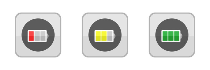 battery indicator sign icon vector illustration