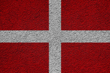 Fototapeta premium Flag of Sovereign Military Order of Malta on a textured background. Concept collage.