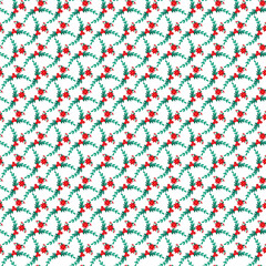  Free vector seamless pattern with Christmas  balls.