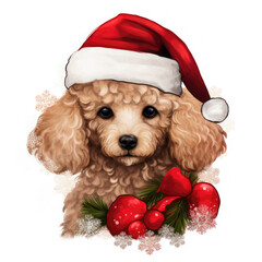 Christmas Poodle