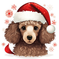 Christmas Poodle