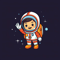 cartoon child with star