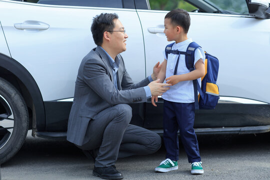 The father who sent his son to school told his son