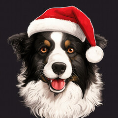 Border Collie Christmas