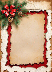 Christmas Vintage Paper Background