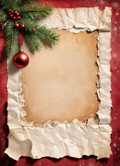 Christmas Vintage Paper Background