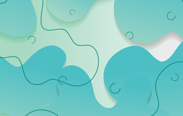 Naklejka premium abstract gradient dynamic fluid shapes background design template