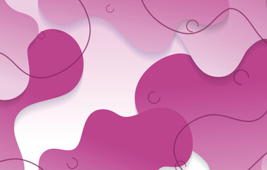 abstract gradient dynamic fluid shapes background design template