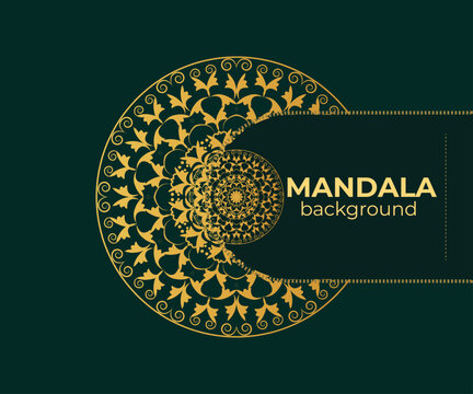 mandala design background with ornament