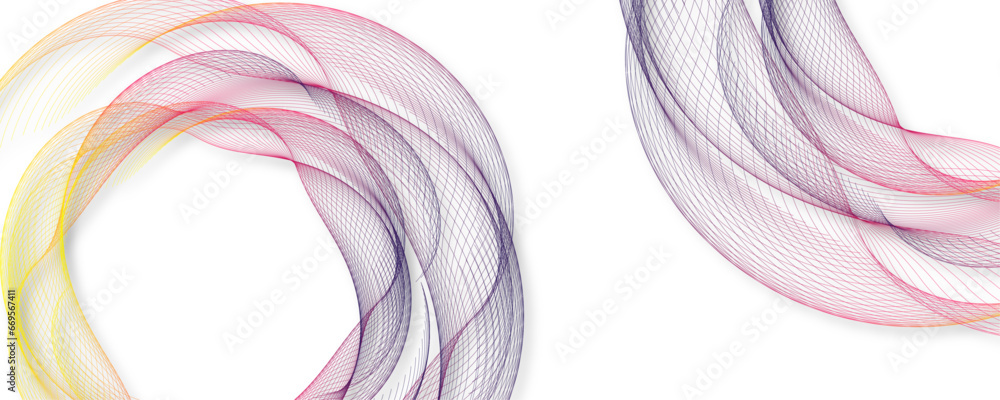 Poster abstract wire gradient mesh. vector illustration rolling hills. network structure surface checkered 