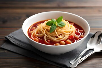 spaghetti with tomato sauce