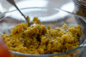 banana fufu or mofongo