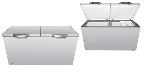 Image of a chest freezer