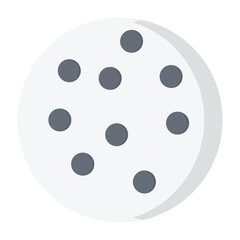 Nanocrystal Flat Icon