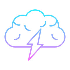 Thinking Gradient Icon