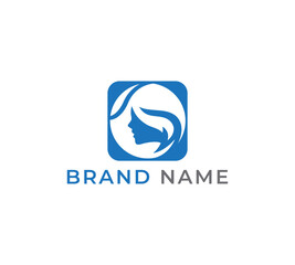 Face llogo design vector