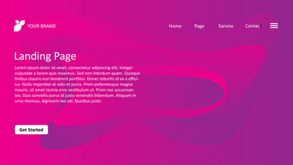 background landing page for wabsite gradient purple and pink good for your business website look like modern interesting