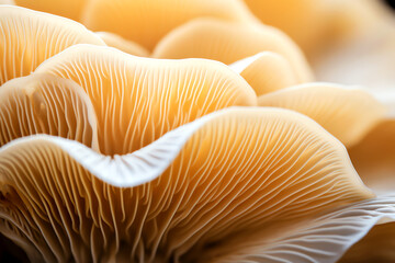 mushroom slats fungi organic structure - obrazy, fototapety, plakaty