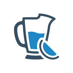 juice jug icon vector illustration