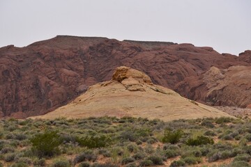 Dome at Valley of Fire State Park in Nevada