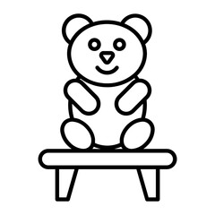 Pet Table Outline Icon