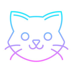 Cat Gradient Icon
