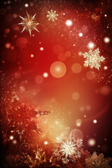 Fototapeta na wymiar Greeting card for the Christmas and New Year holidays. Generative AI.