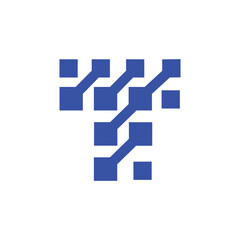 T monogram logo
