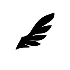 Angel Wings Bird Fly Symbol Logo Icon Abstract Sign