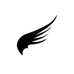 Angel Wings Bird Fly Symbol Logo Icon Abstract Sign
