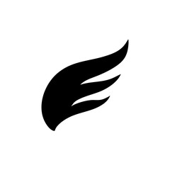 Angel Wings Bird Fly Symbol Logo Icon Abstract Sign