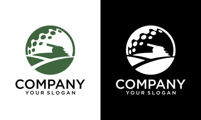 Golf Logo Template. Landscape Design