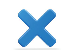 cross icon rejection symbol icon vector illustration