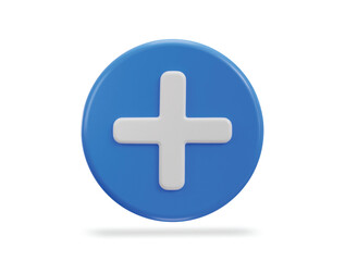 3d plus icon vector illustration
