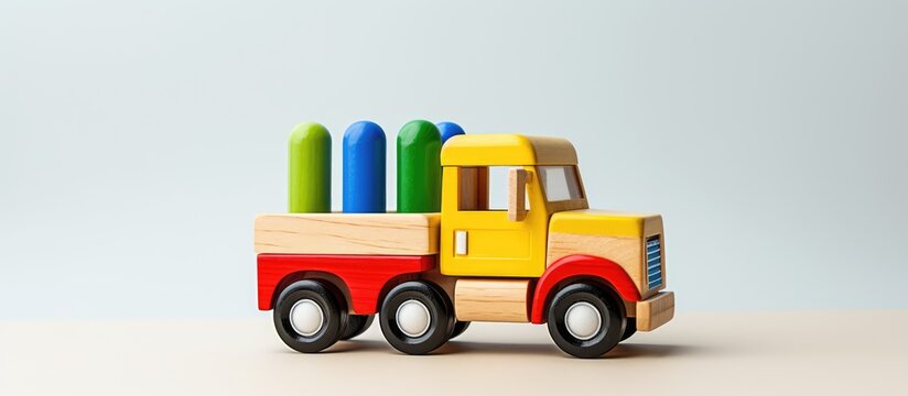 Center loaded toy truck