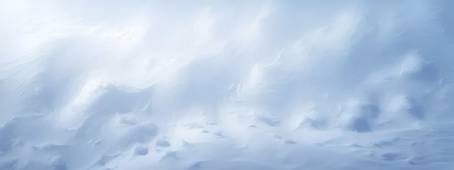 Schilderijen op glas Texture of white snow, background with cold winter. © Vadim