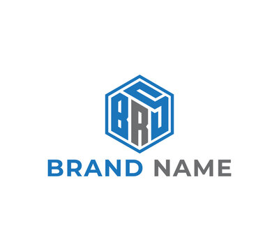 BRS logo design vector