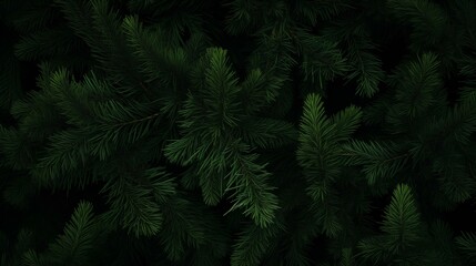 The texture of coniferous trees, spruce, fir or pine, background with patterns of needle trees.