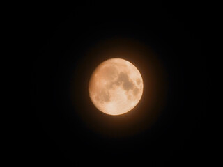Der Mond am 27.September 2023 über Templin
