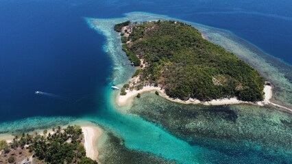 Aerial views of the stunning islands of the Philippines
