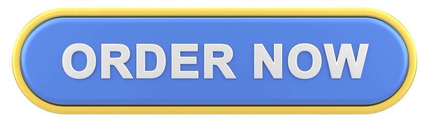 Order now button. 3D illustration.