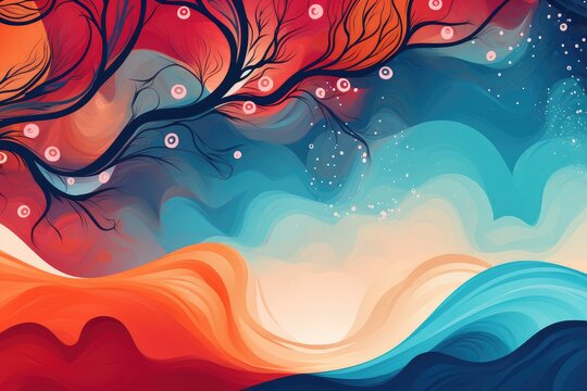 Abstract background for Wordl Compliment Day