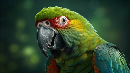 beautiful parrot UHD 8k generative ai